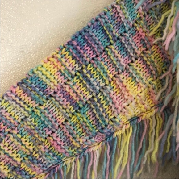 Hot & Delicious Colorful Pastel Fringe Knit Sweater - Picture 7 of 10